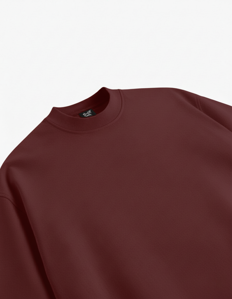 Essentials - Oversized Tee - Maroon