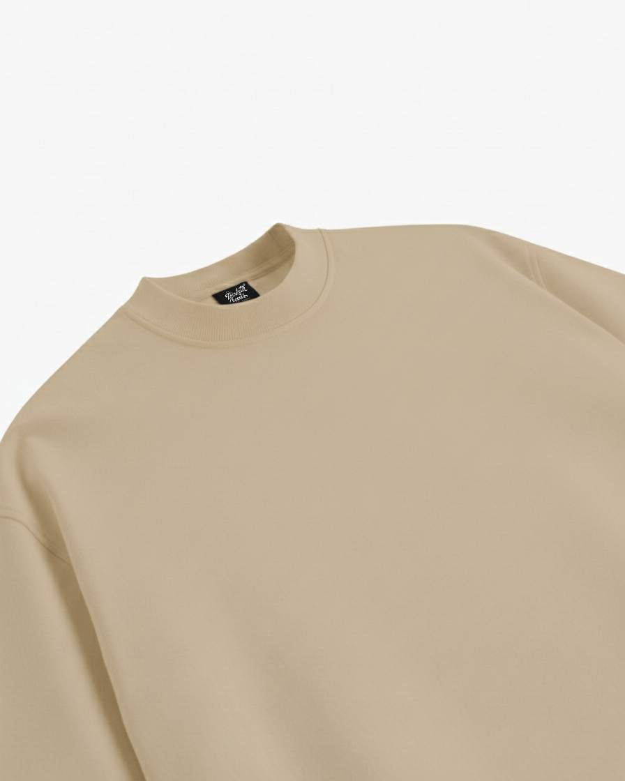 Essentials - Oversized Tee - Beige