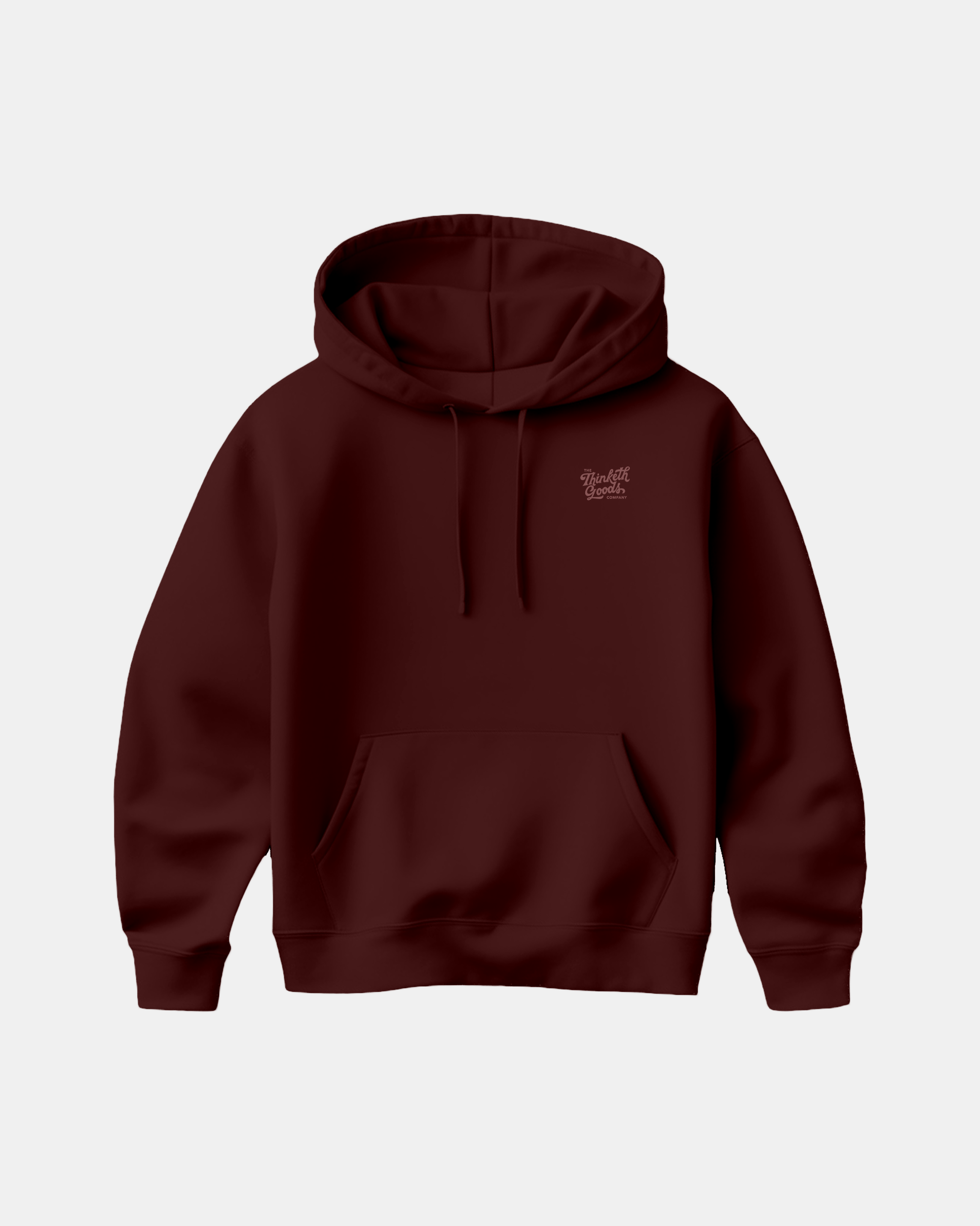 Garnet Maroon Oversized Hoodie