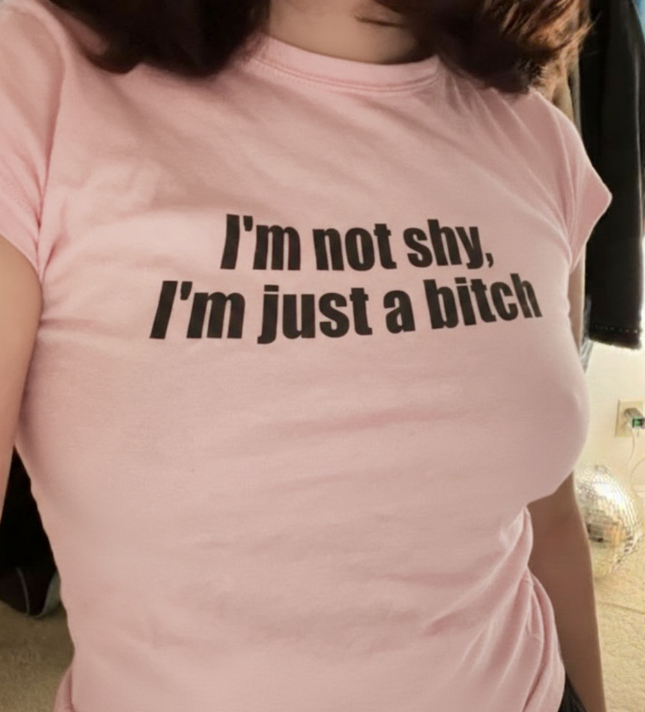 Shy? Nope.