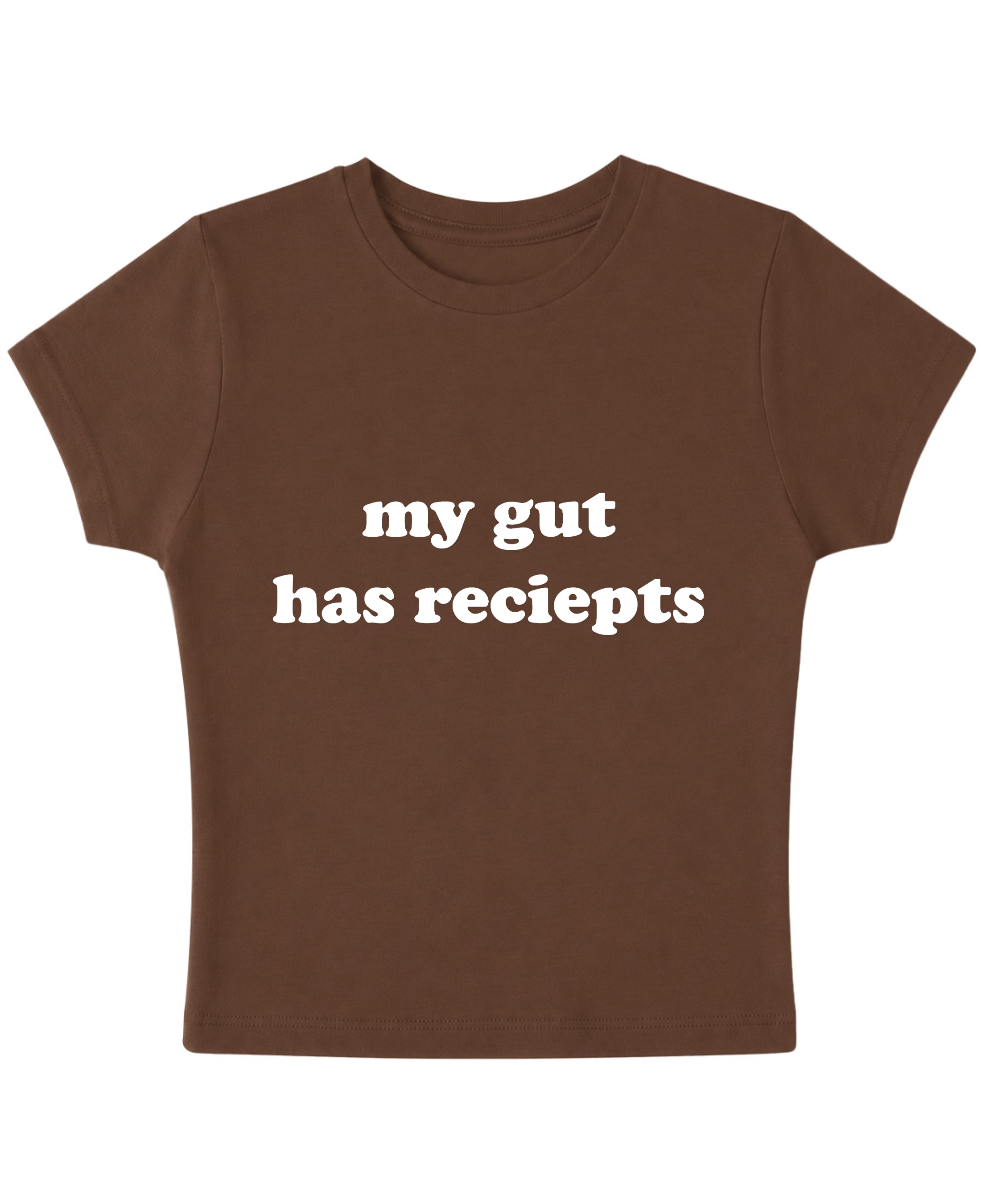 my gut has receipts