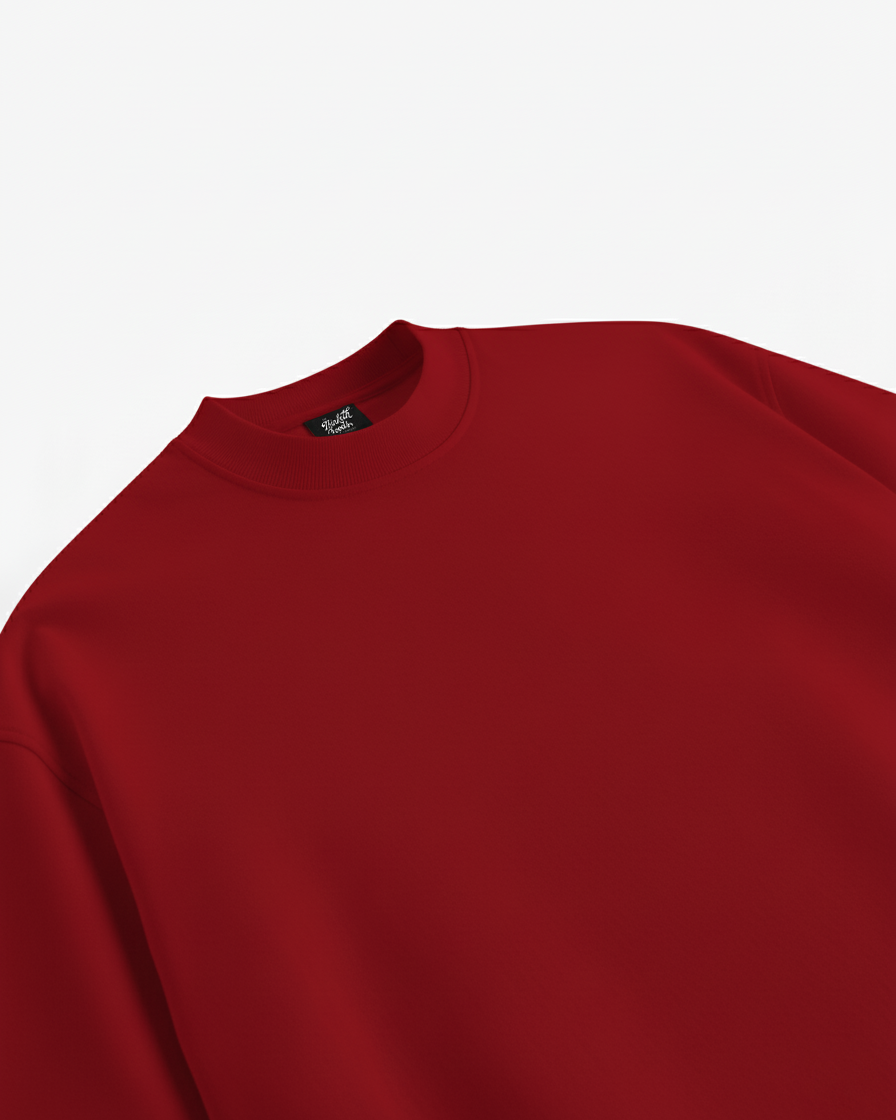 Essentials - Oversized Tee - Red