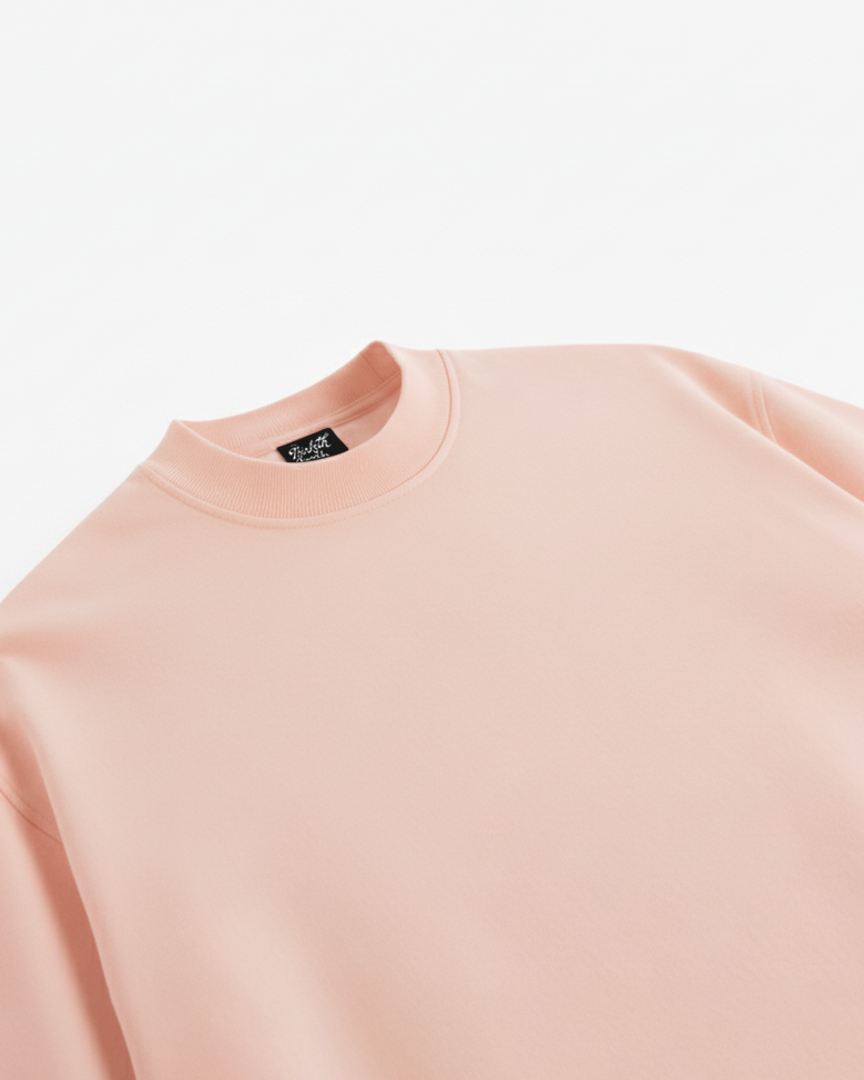 Essentials - Oversized Tee - Blush Pink