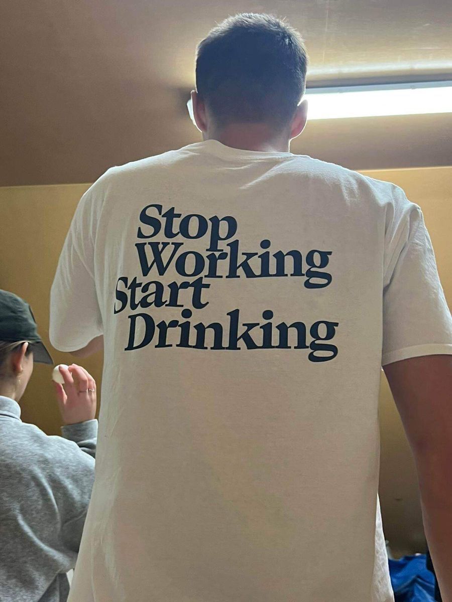 Stop Working, Start Drinking