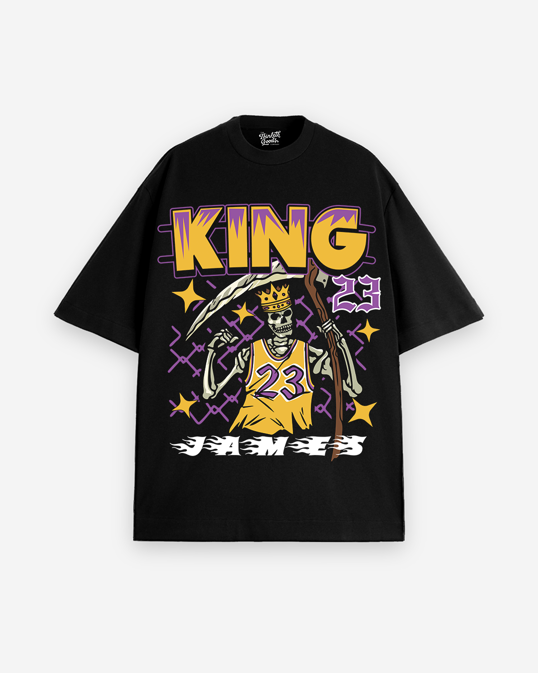 King "Lebron" James Oversized Tee