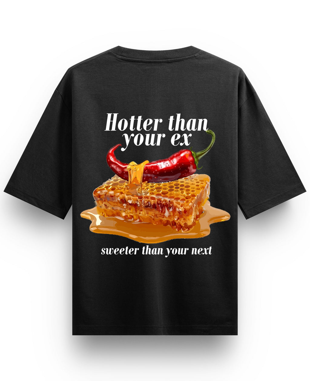 Black Oversized T-shirt Back Design