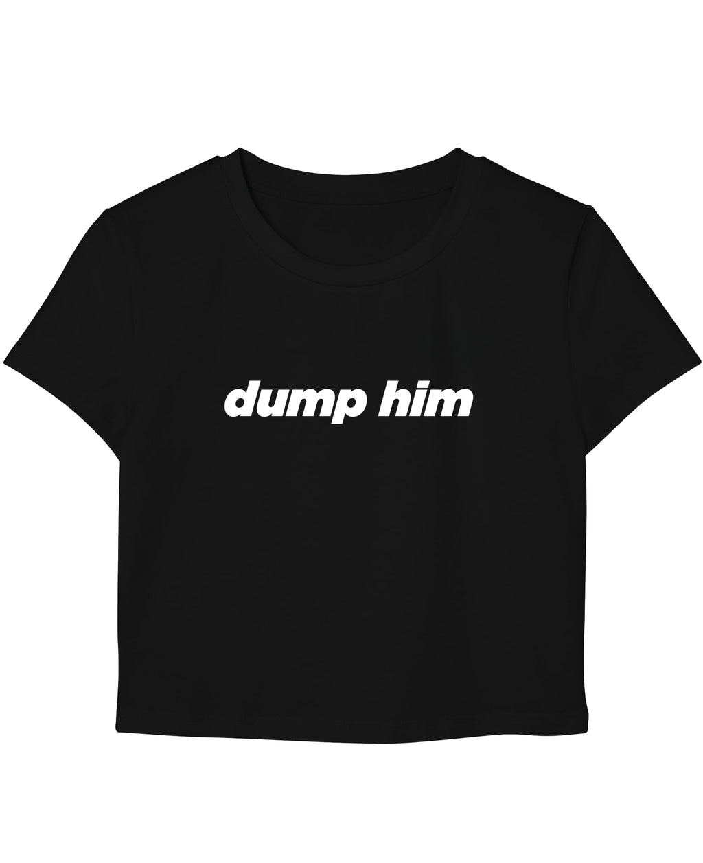 Black Baby Tee Front Design