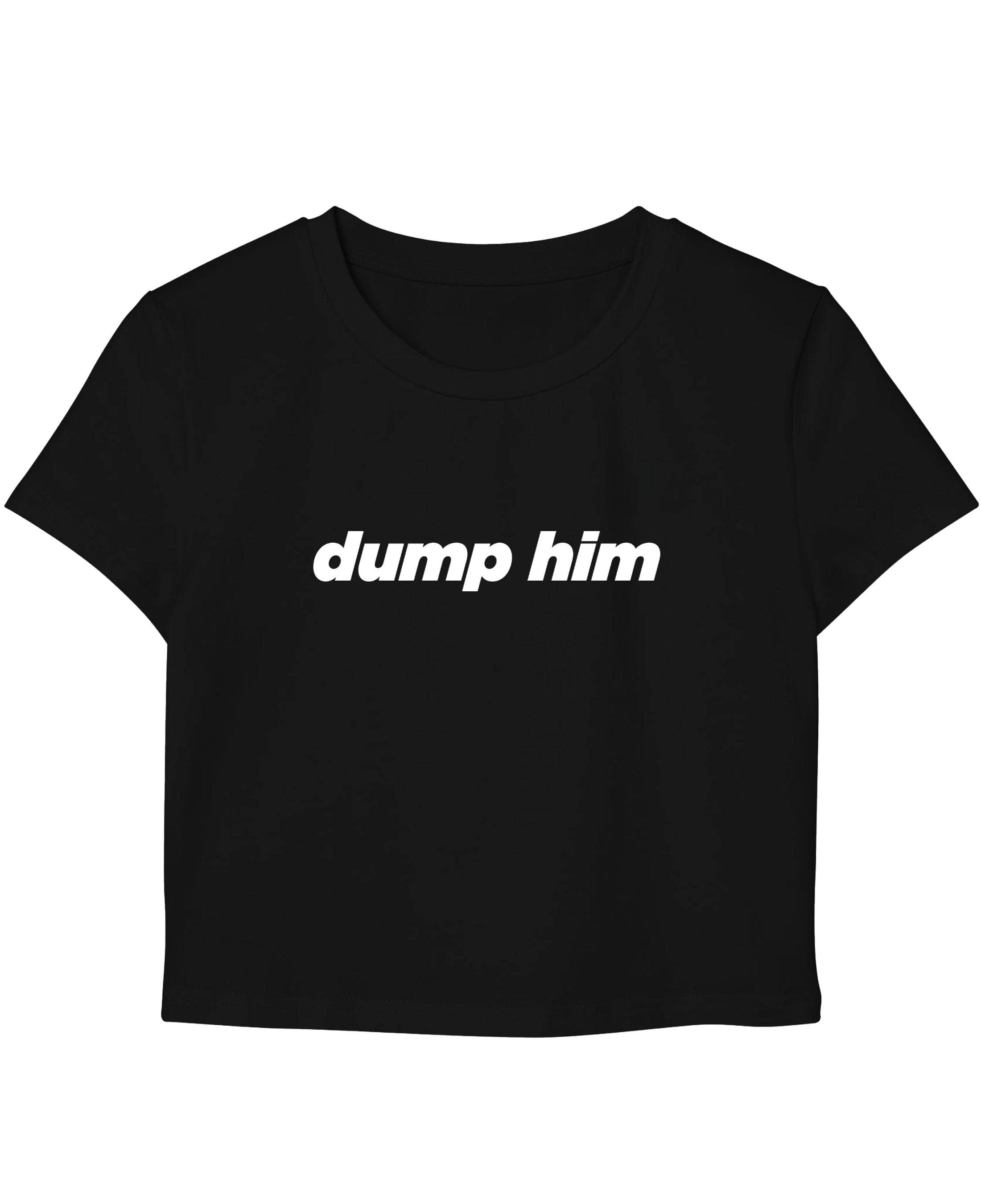 Black Baby Tee Front Design